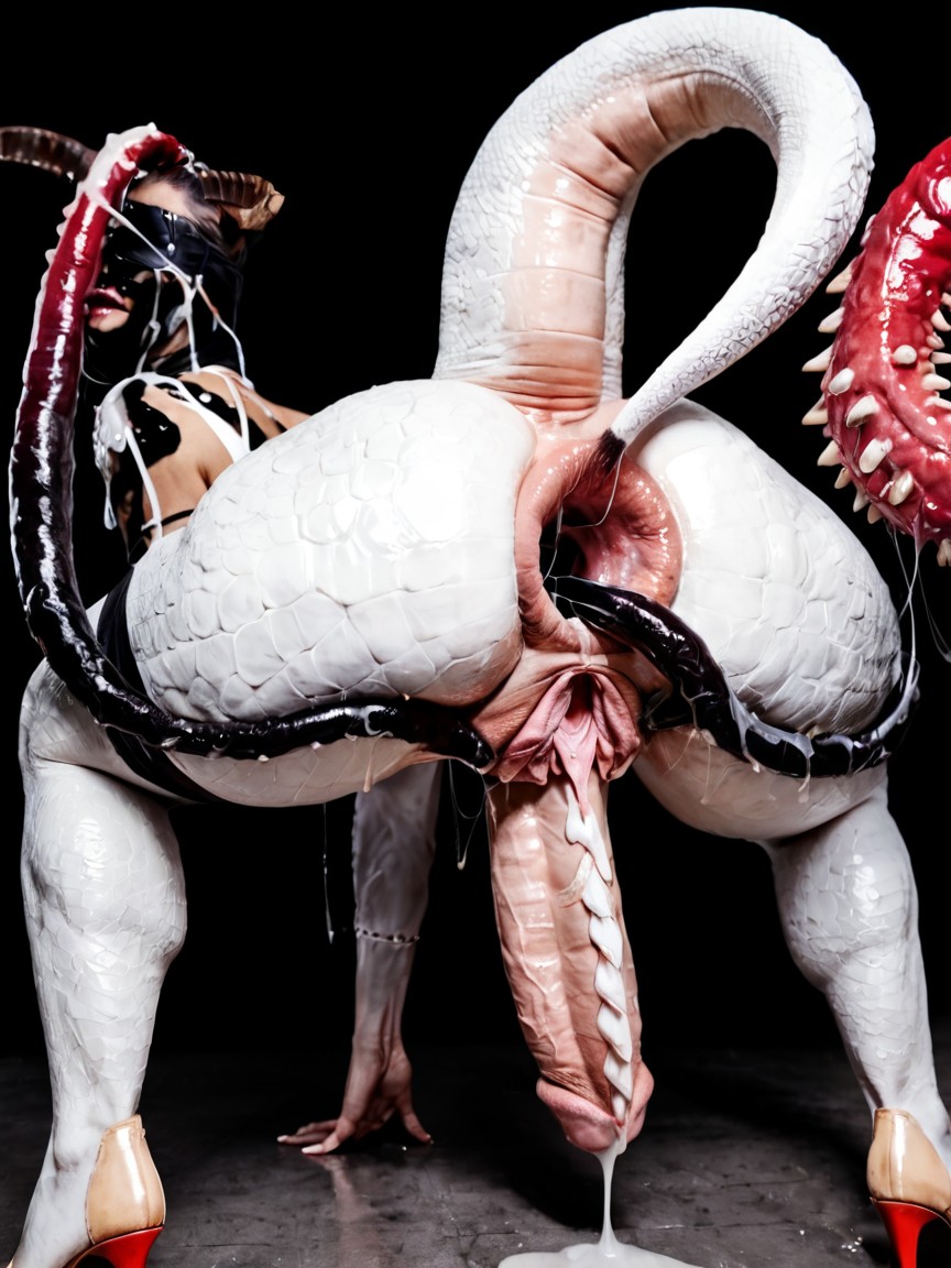 Open Engorged Dark Skin Anus, High Resolution, Pale Skin AI Porn