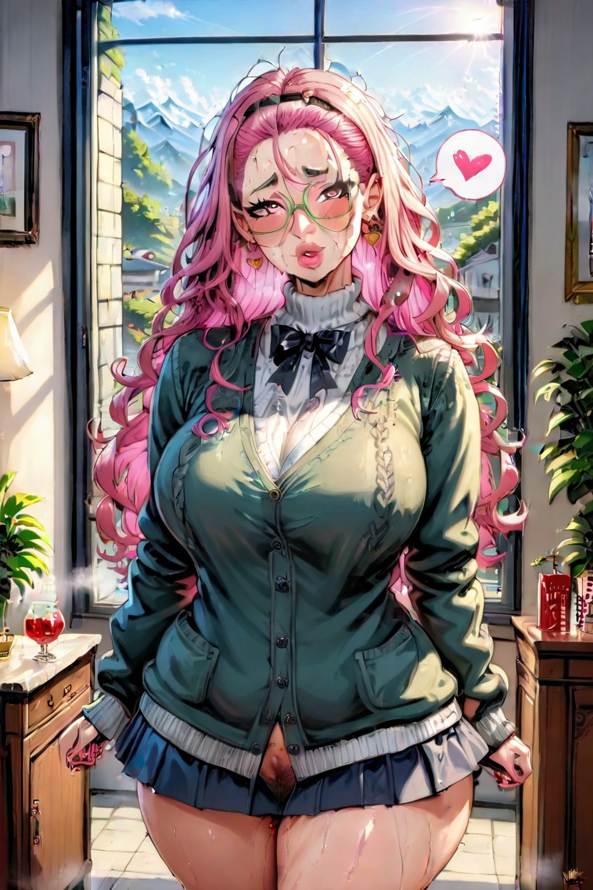 Pink Hair, 18+, Slutty AI Porn