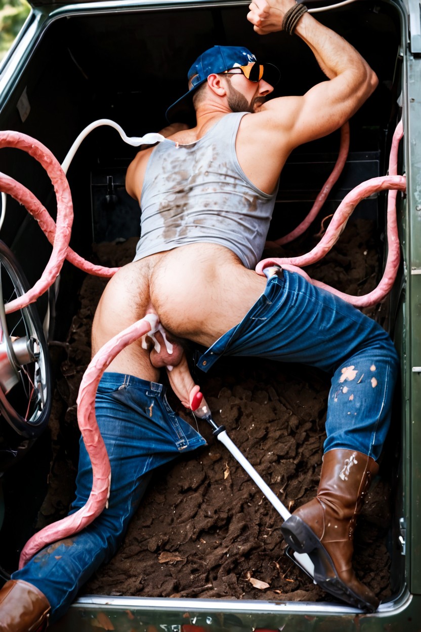 Skinny, Penis Milking, Warfram Tentacles AI Porn