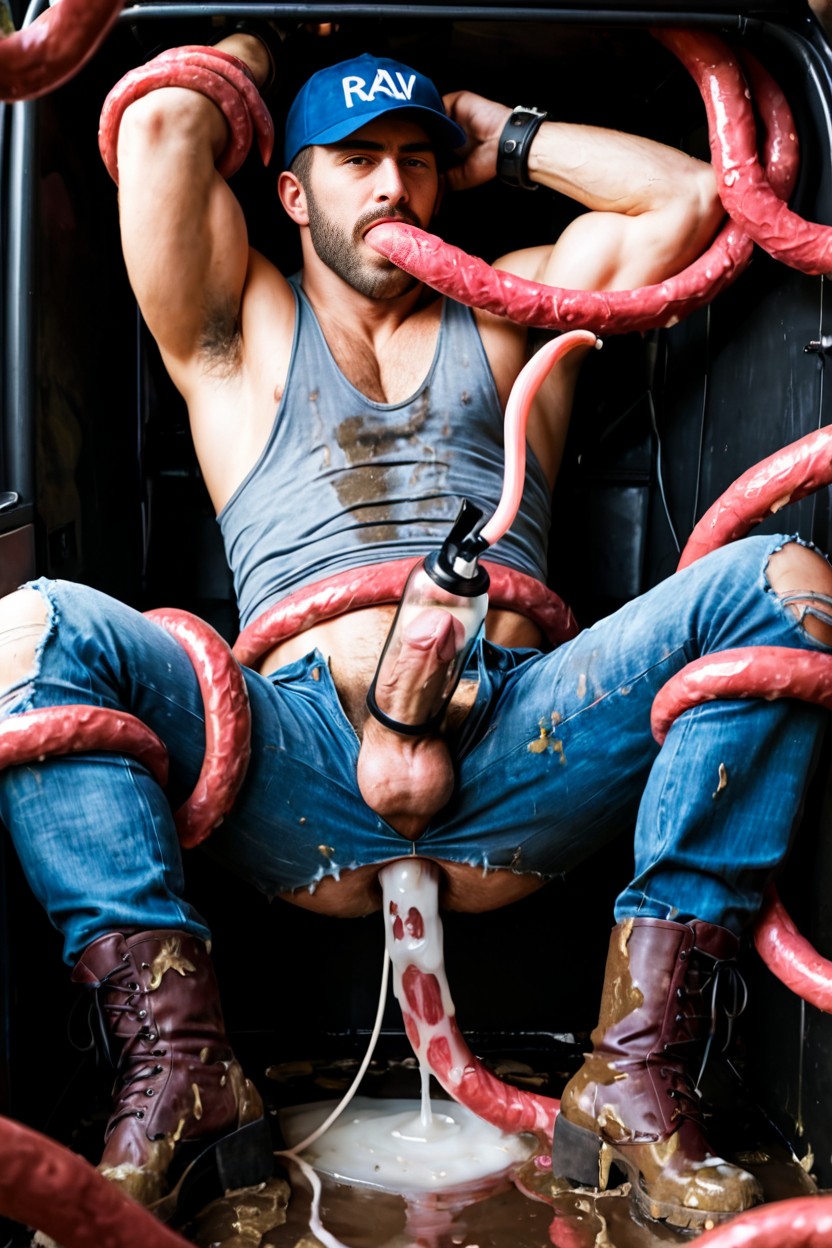 On A Truck, Tentacle Dicks Hyper Cum, 1 Person AI Porn