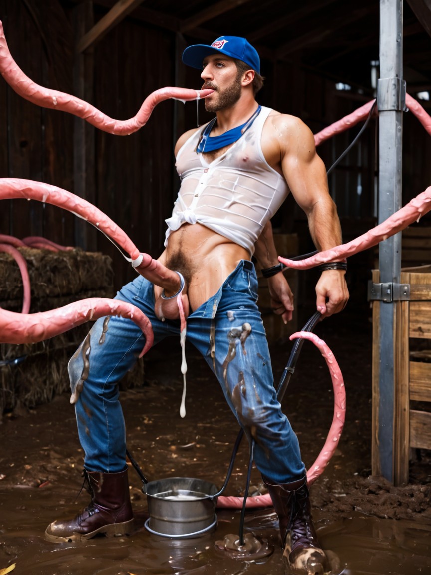 Clothes, Country Guy, Very Hairy AI 포르노