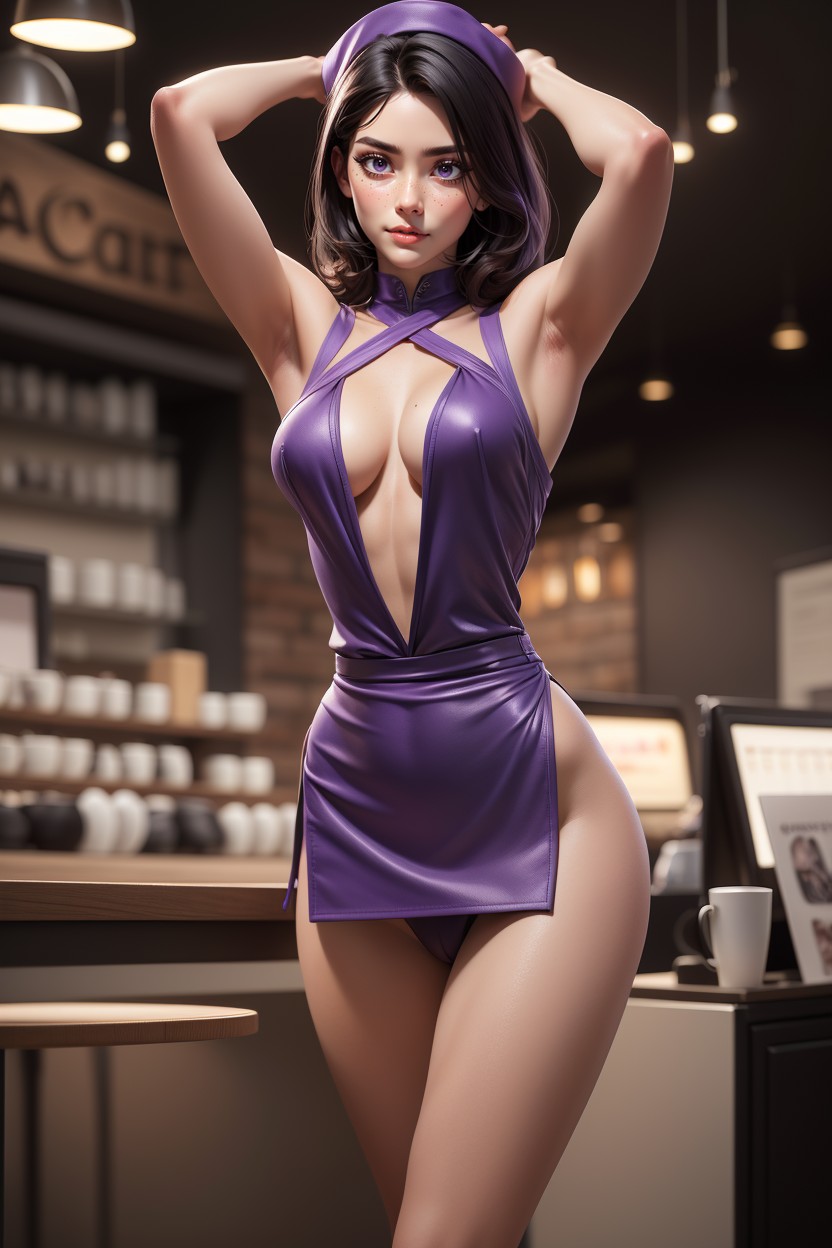 Grainy A Woman, Muscular Definition, Film Grain Hentai AI Porn