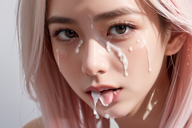 Wet, Cum On Tongue Sticking Out Extreme Close Up Excessive Cum On Face Excessive Cum In Mouth Cum Leaking From Chin Cum On Face Cum Inside Mouth Excessive Cum On Her Face, Extreme Close Up On Her Lips아시아 AI 포르노