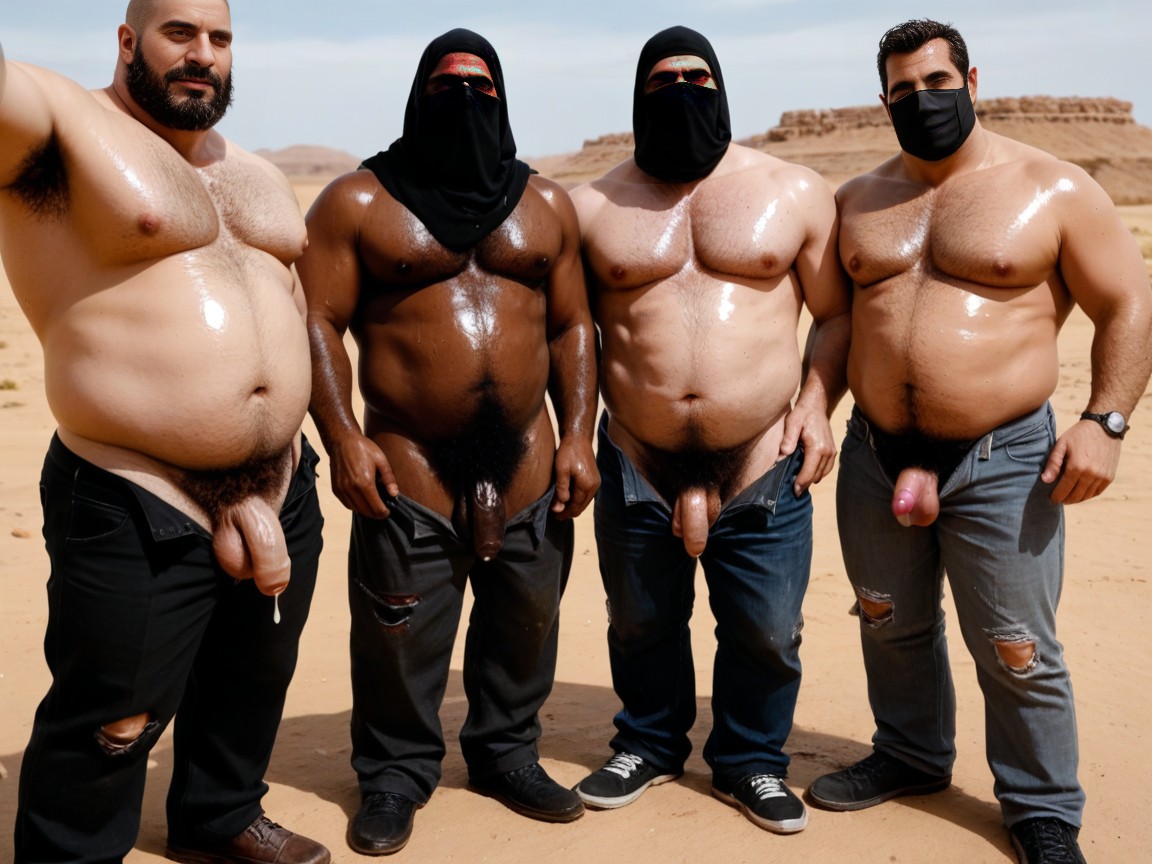 Shaggy Beards, Hairy Cocks, Grand Angle Porno IA Gay