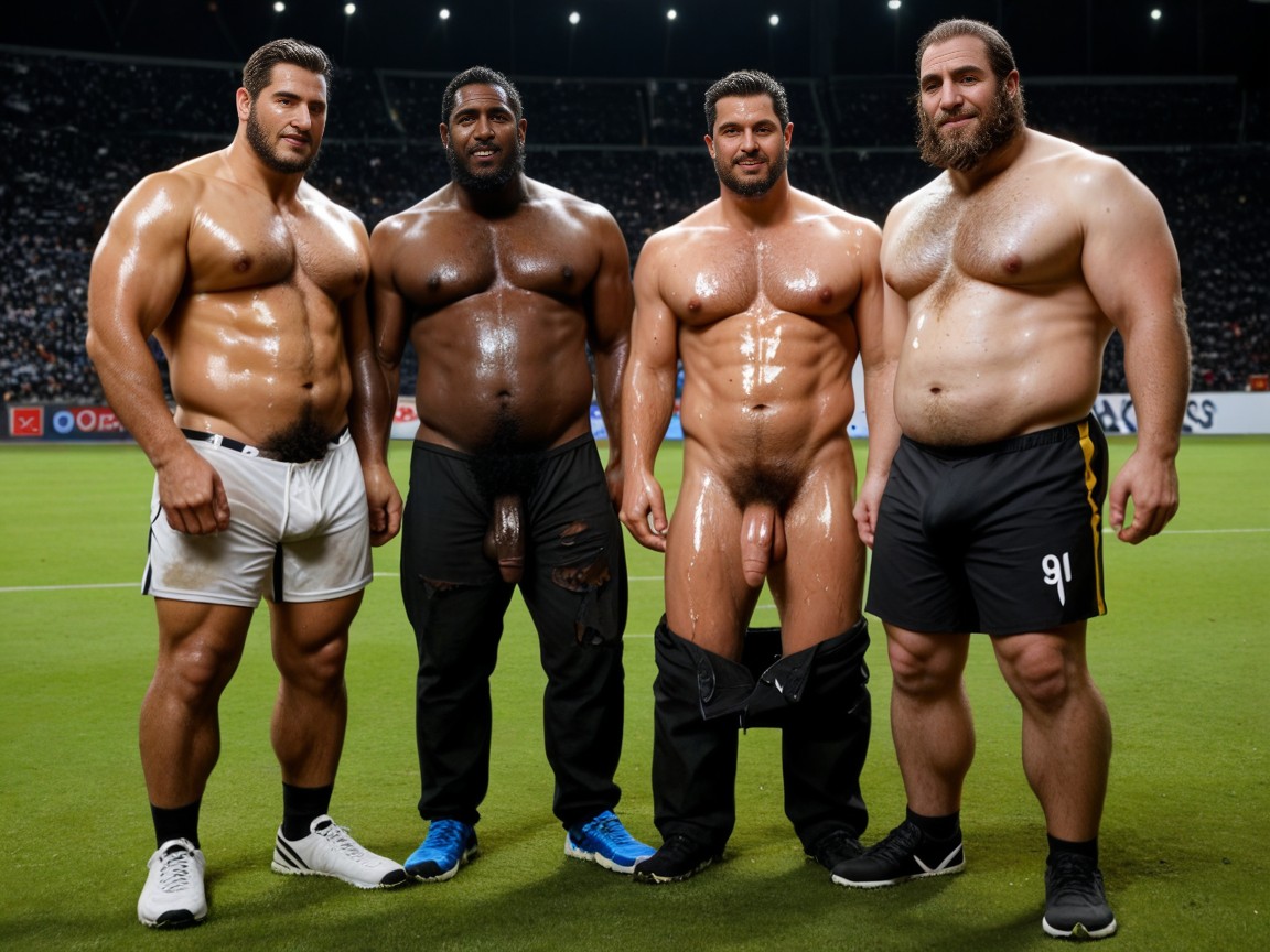 Hairy Chest, Hairy Cocks, Maigre Porno IA Gay
