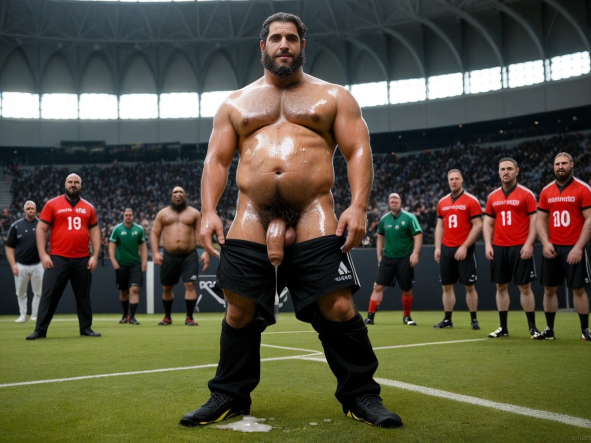 Wet, On A Soccer Field, Long Beard Porno IA Gay