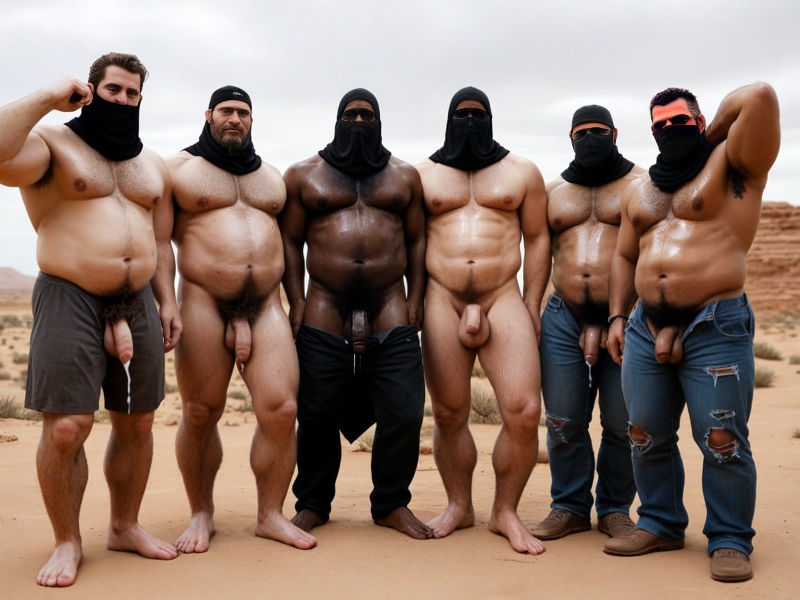 Traces Of Dry Cum Splashes, Tens Of Black Hairy Bearded Africans And Bearded Arabs, Many Traces Of Dry Semen Everywhere Porno IA Gay
