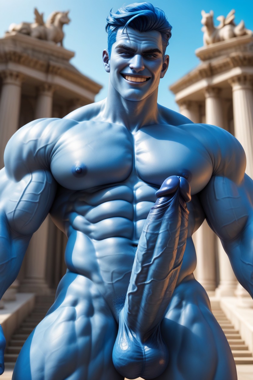 Sapphire Statue Hair, Bodybuilder, Erect Penis Porno gay IA