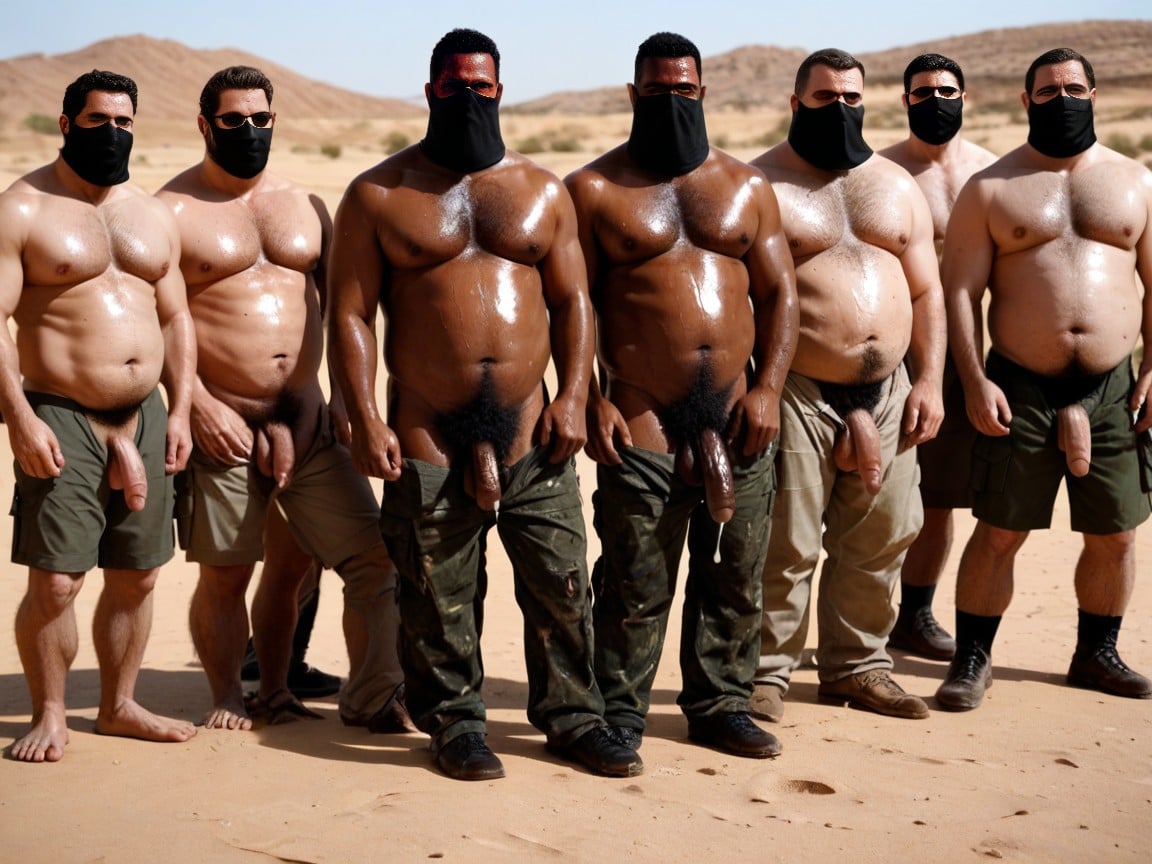 Oiled, Sweaty, Outdoors AI Gay Porn