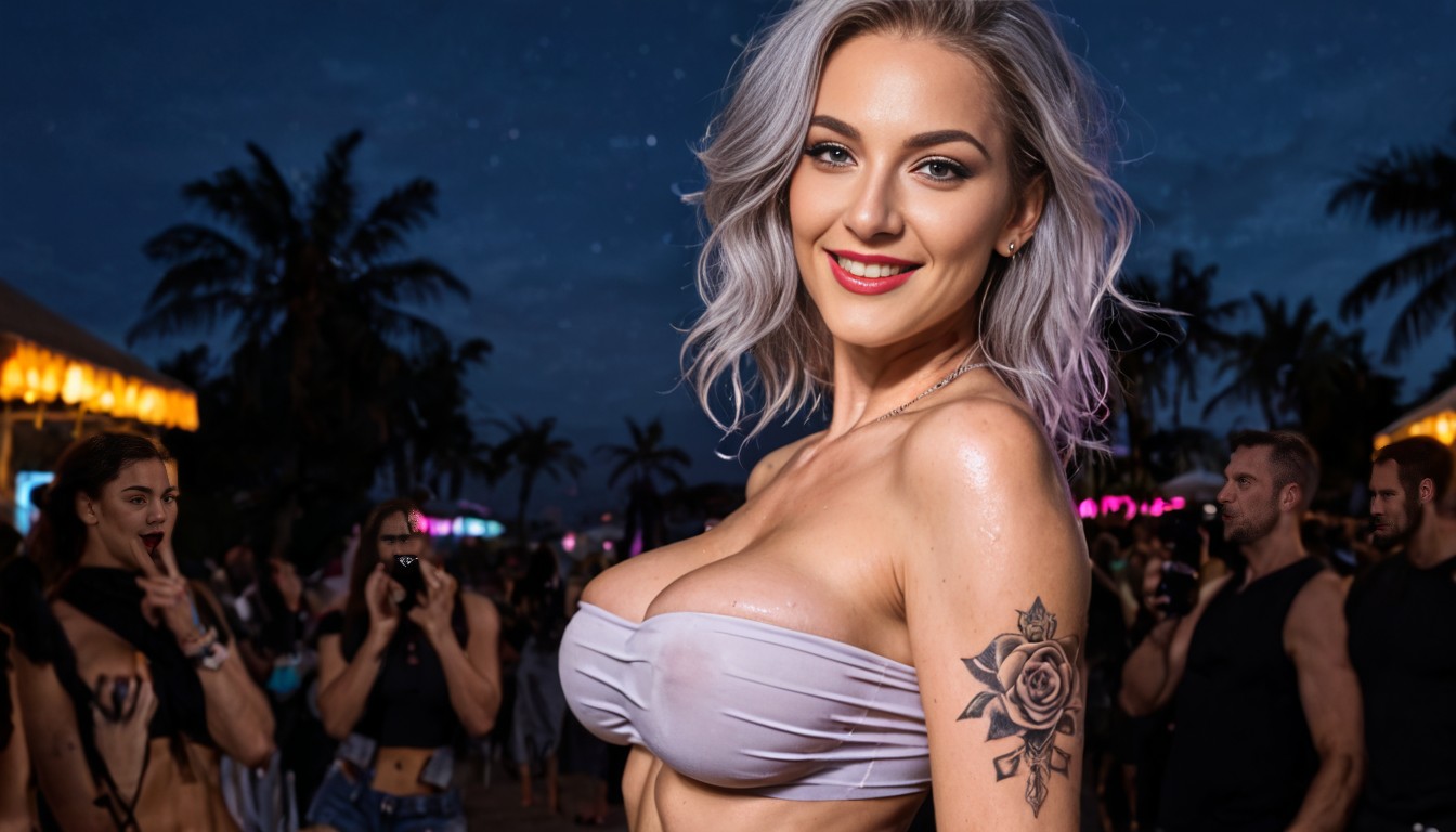 Filipina, Natural Breast, Creative AI Porn