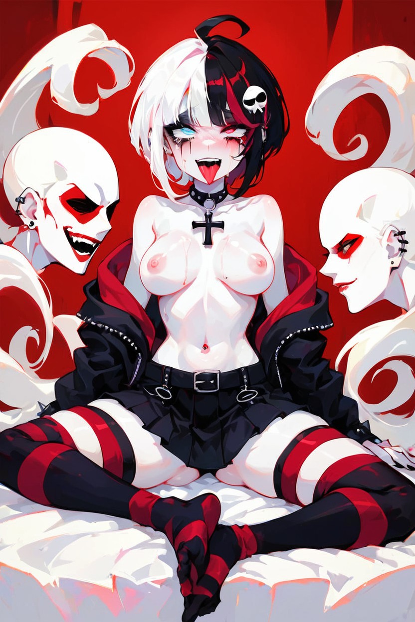 Oiled Skin, Ahegao, 18+ AI Porn