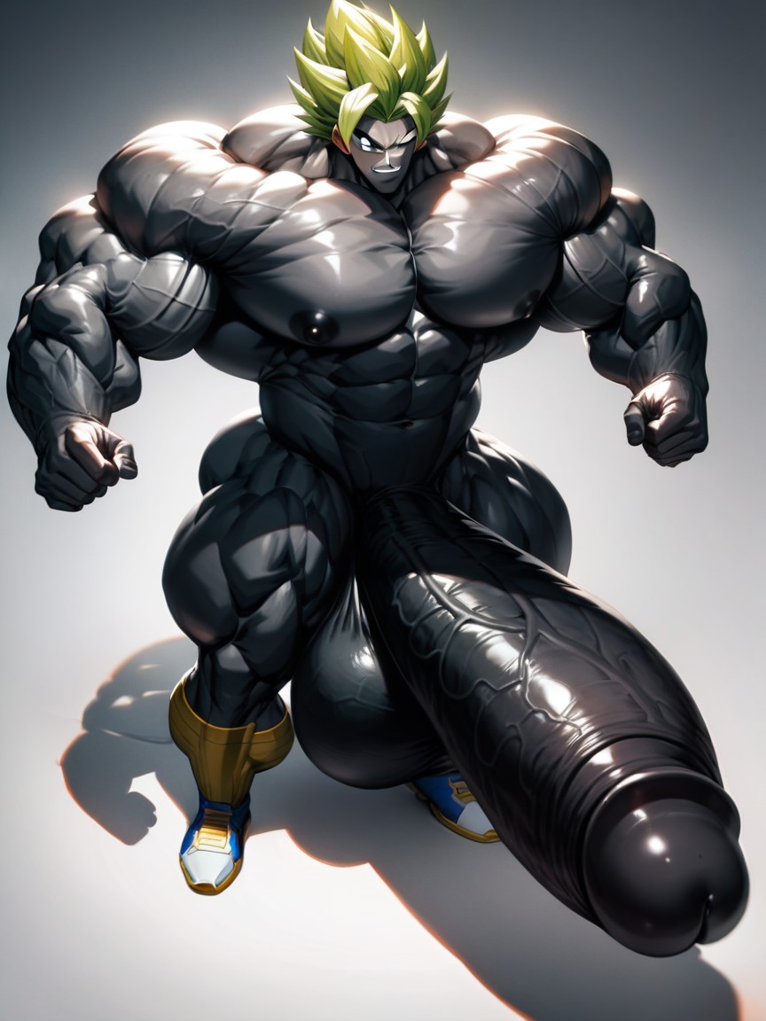Massive Cock, Simple Background, Huge Muscle AI Gay Porn