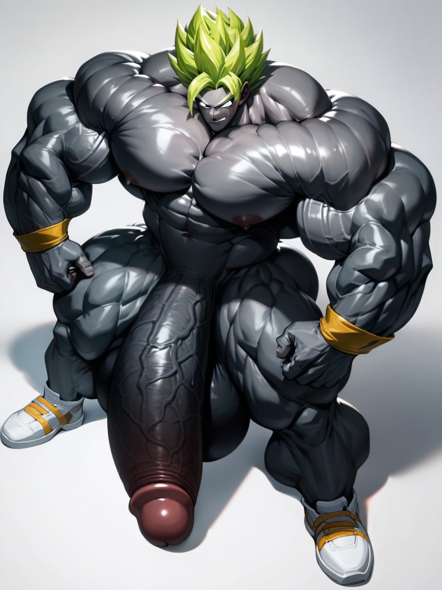 Tall Man, Long Penis, Wide AI Gay Porn