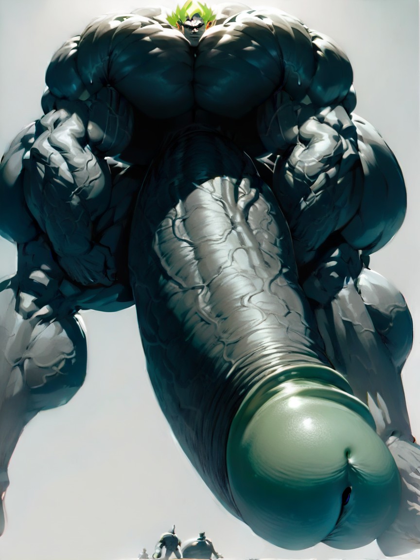 Simple Background, Giant Man, Wide AI Gay Porn