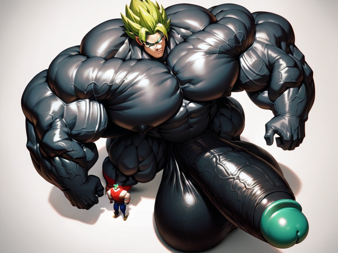 Top Down, Tall, Cock Bigger Than Body AI Gay Porn