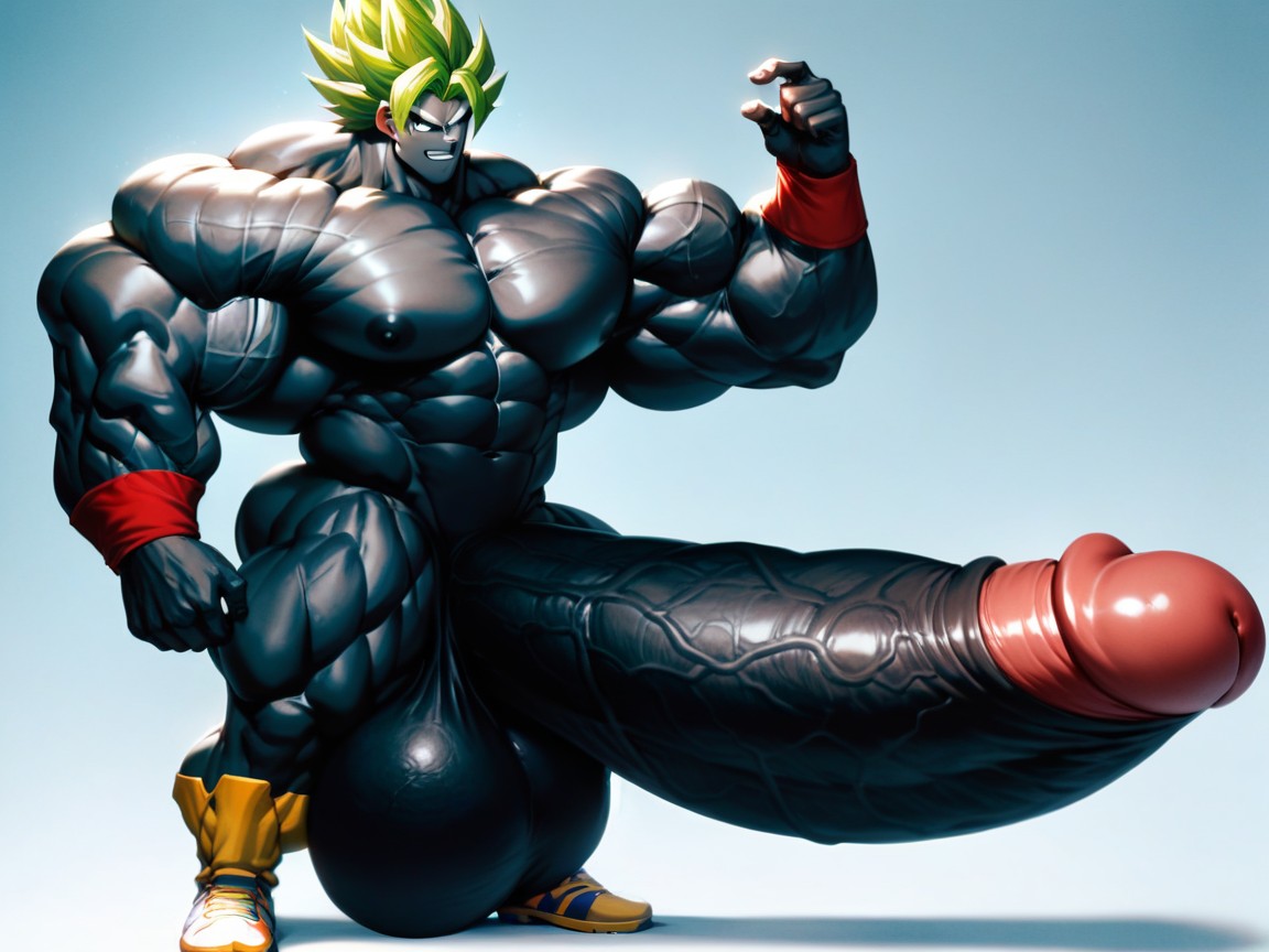 Macro, Huge Muscle, Big Ball AI Gay Porn