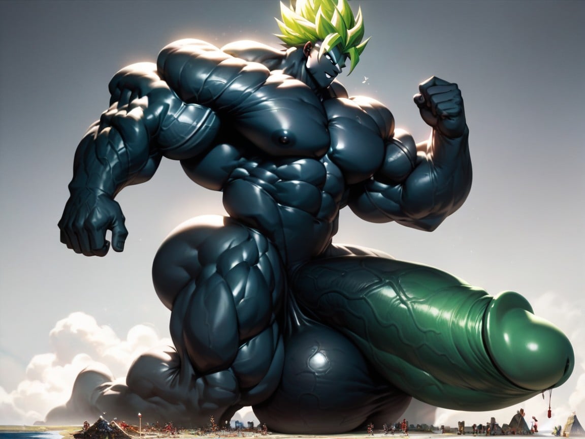 Black Skin, No Clothes, Super Saiyan Porno gay IA