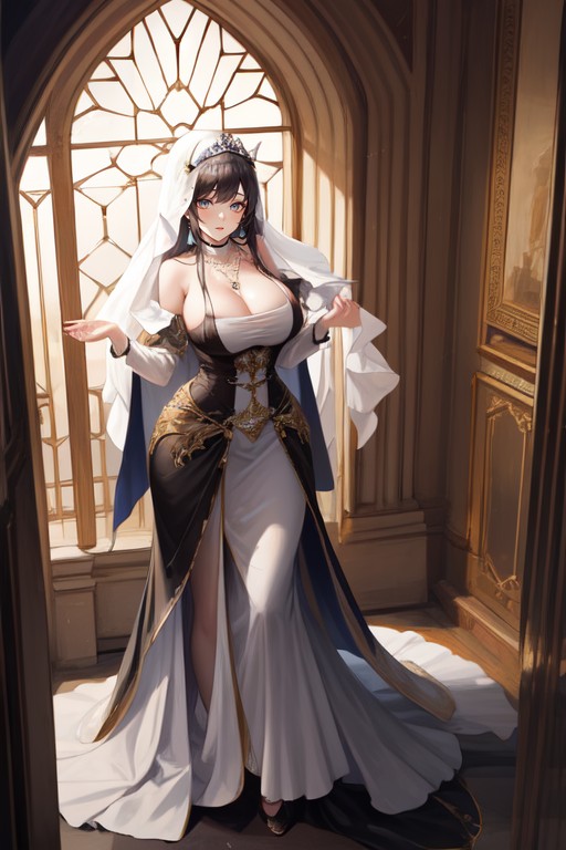 Lace, Necklace, No Drapery Hentai AI Porn