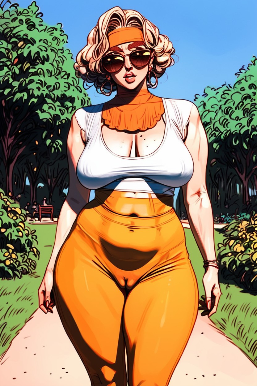 Pixie, American, Natural Large Saggy Tits AI Porn