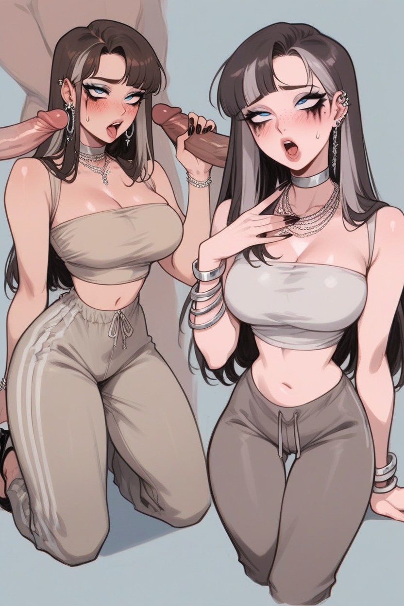 Hips, Top Down, Ahegao Hentai AI Porn