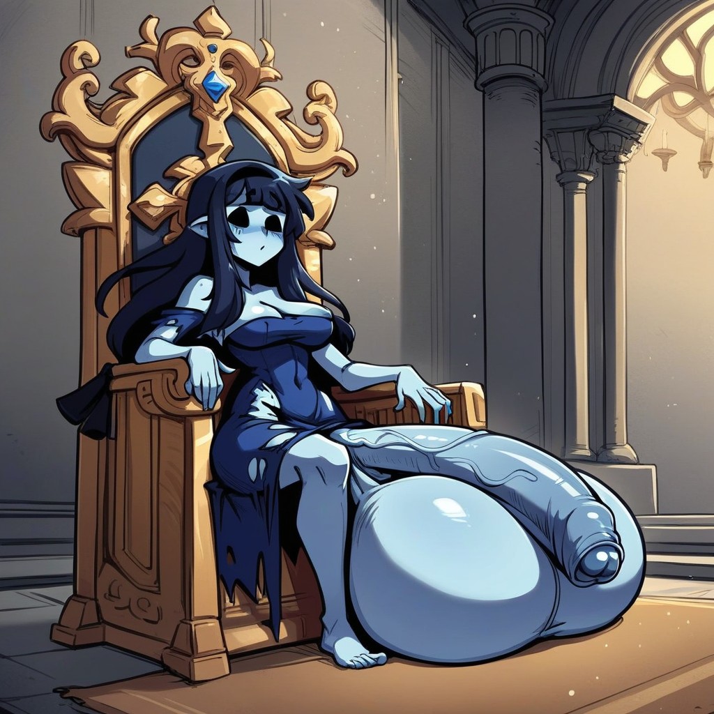 Blue Balls, Ghost, Barefoot AI Porn