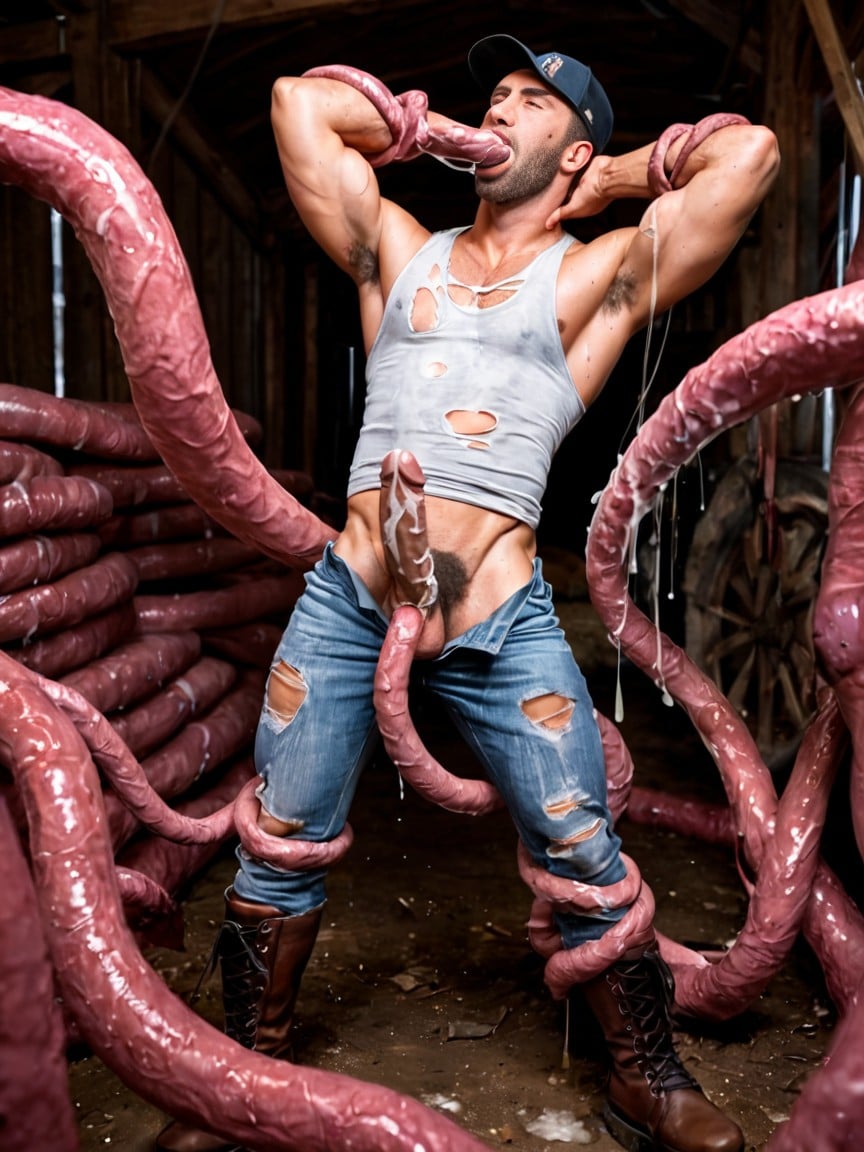 Outdoors, Redneck Man, Redneck Man AI Porn