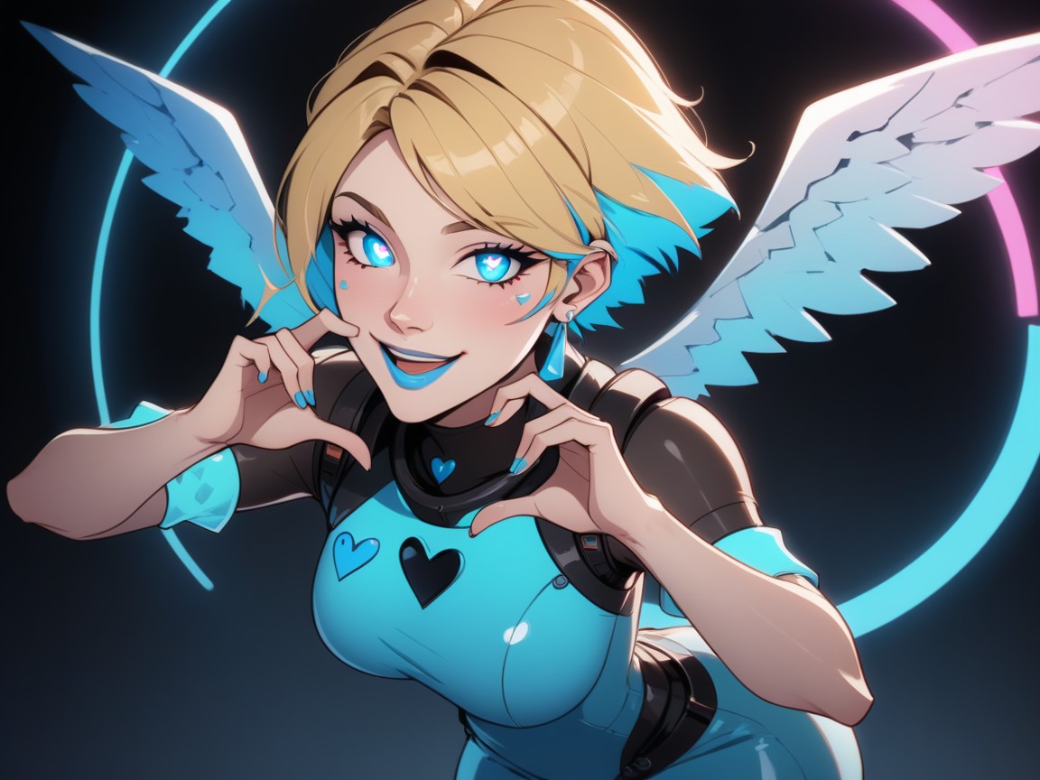Saturated Colors, 1 Persona, Blue Tunic Porno latina IA