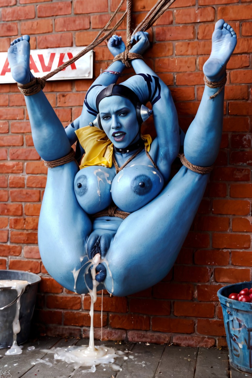 Cum Over Walls, Full Body, Angry AI Porn