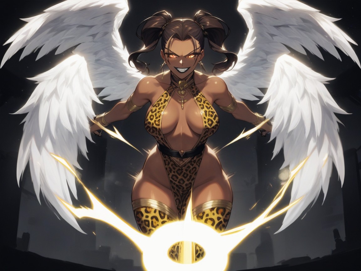 Breasts Apart, Low Chest Width, Dimly Lit Hentai AI Porn