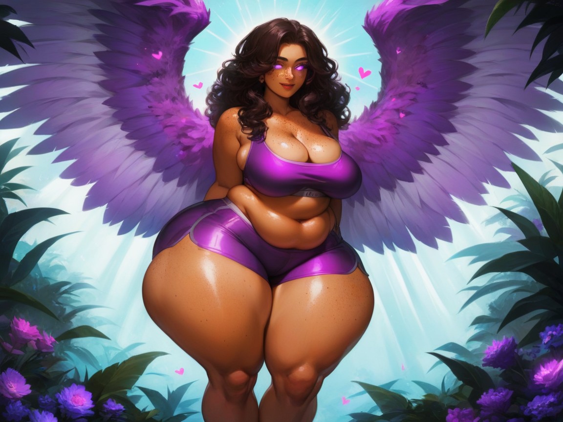 High Brightness Effects, Natural Breasts, Thick Ass Cheeks Hentai AI Porn