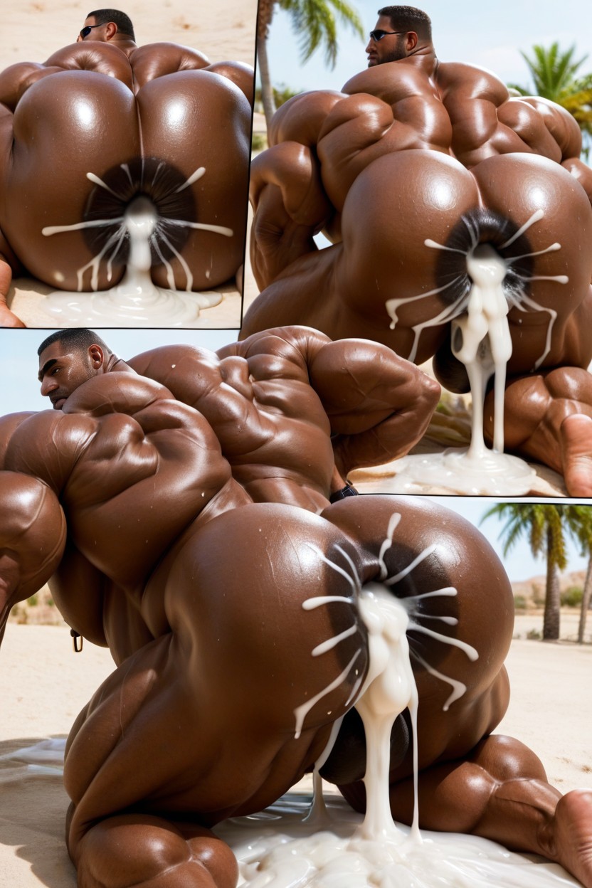 Bodybuilders, Creampie, Keffiyeh AI Gay Porn