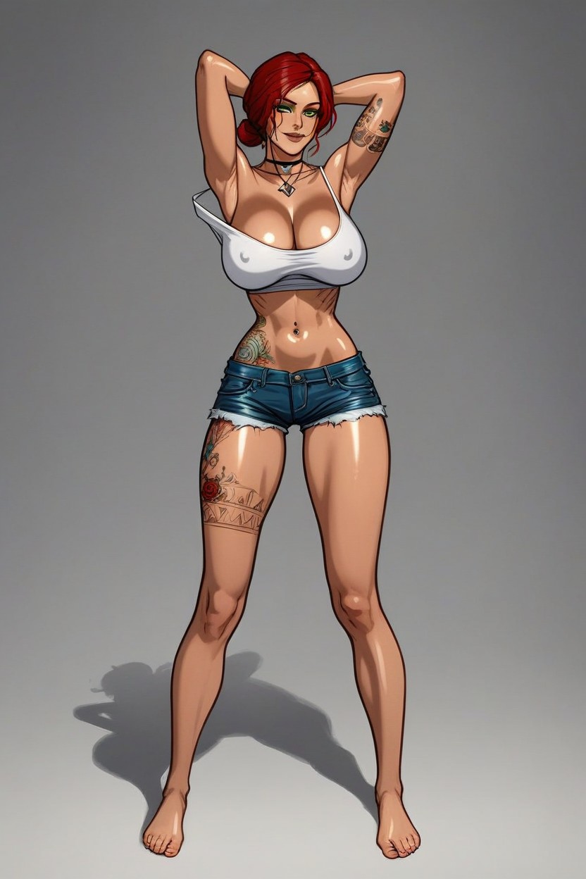 Legs, Ribs Visible, 18+ AI Porn