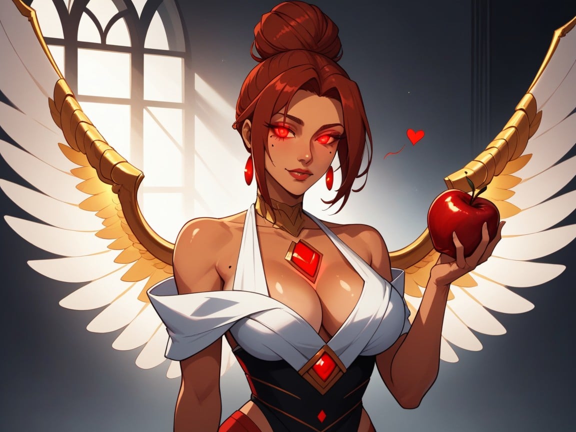 Wing Tip Eyeliner, Skinny, Red Hair AI Porn