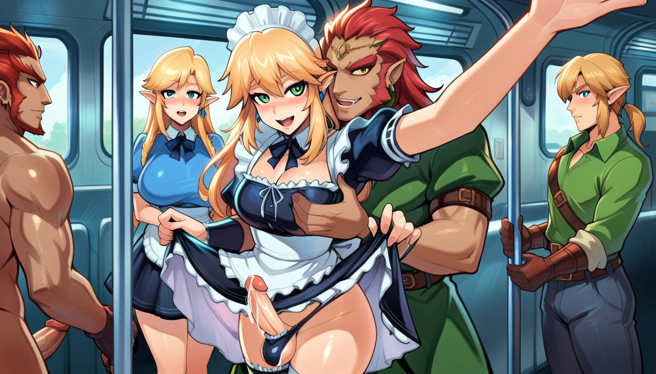 Skinny, Shy, Train AI Porn