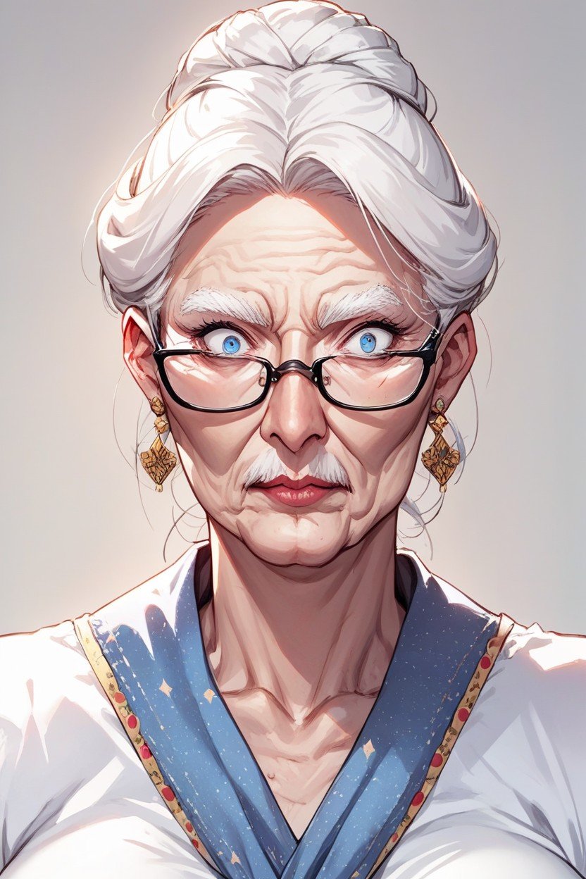 Bust View, Blue Eyes, Glassessites.postSEOTitles