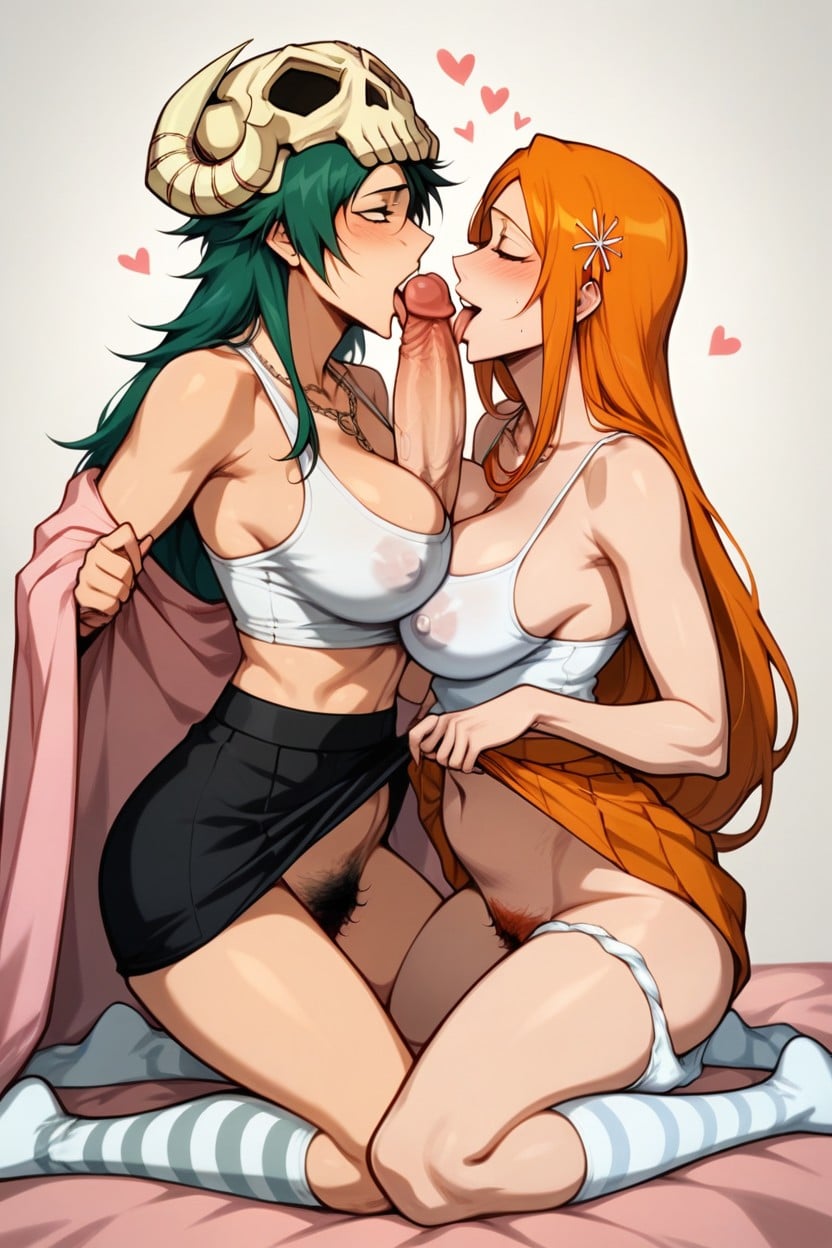 Long Hair, Hairy Pussies, Love Hotel Porno IA Hentai
