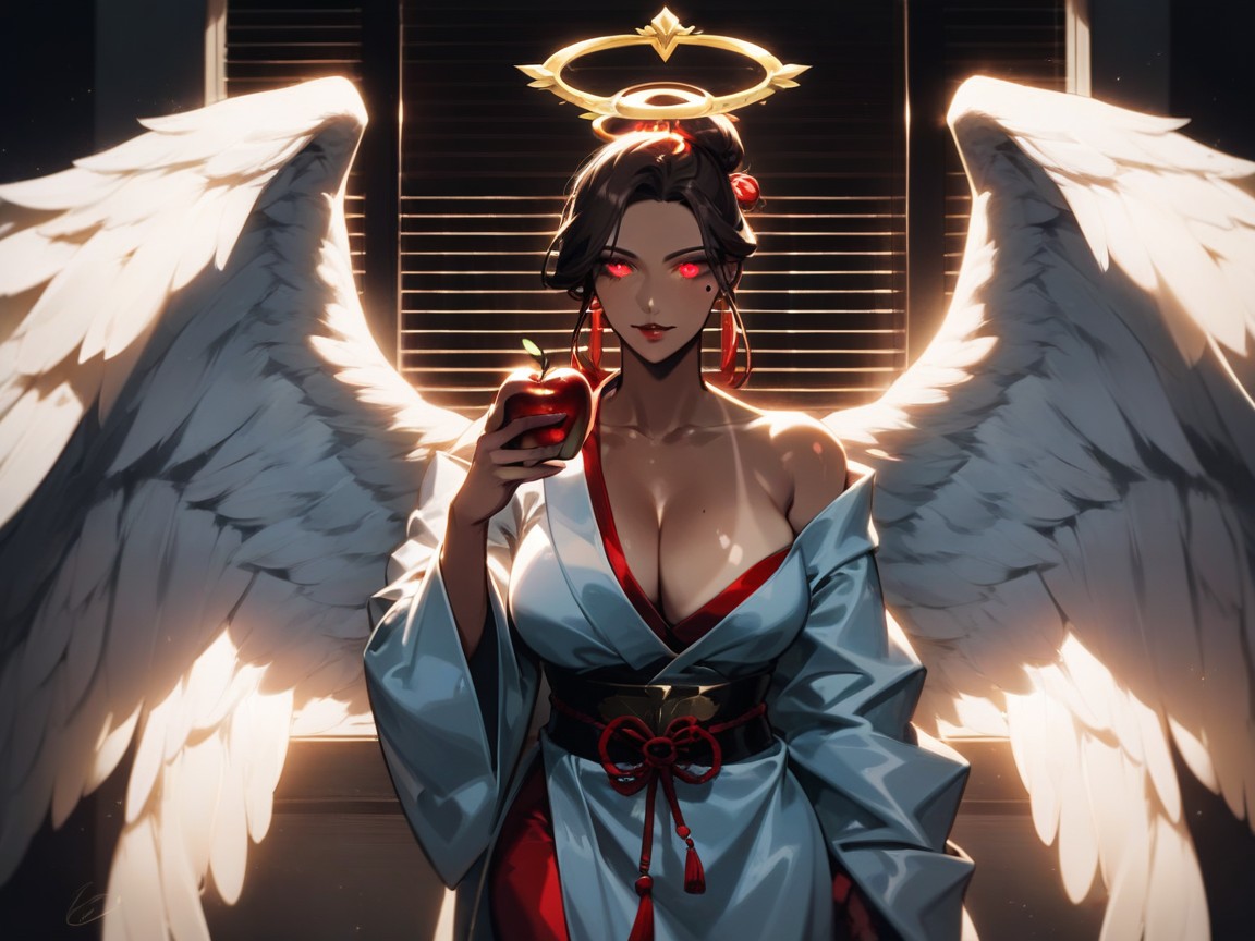 High Color Contrast, Light Makeup, Ultra Detailed Hentai AI Porn