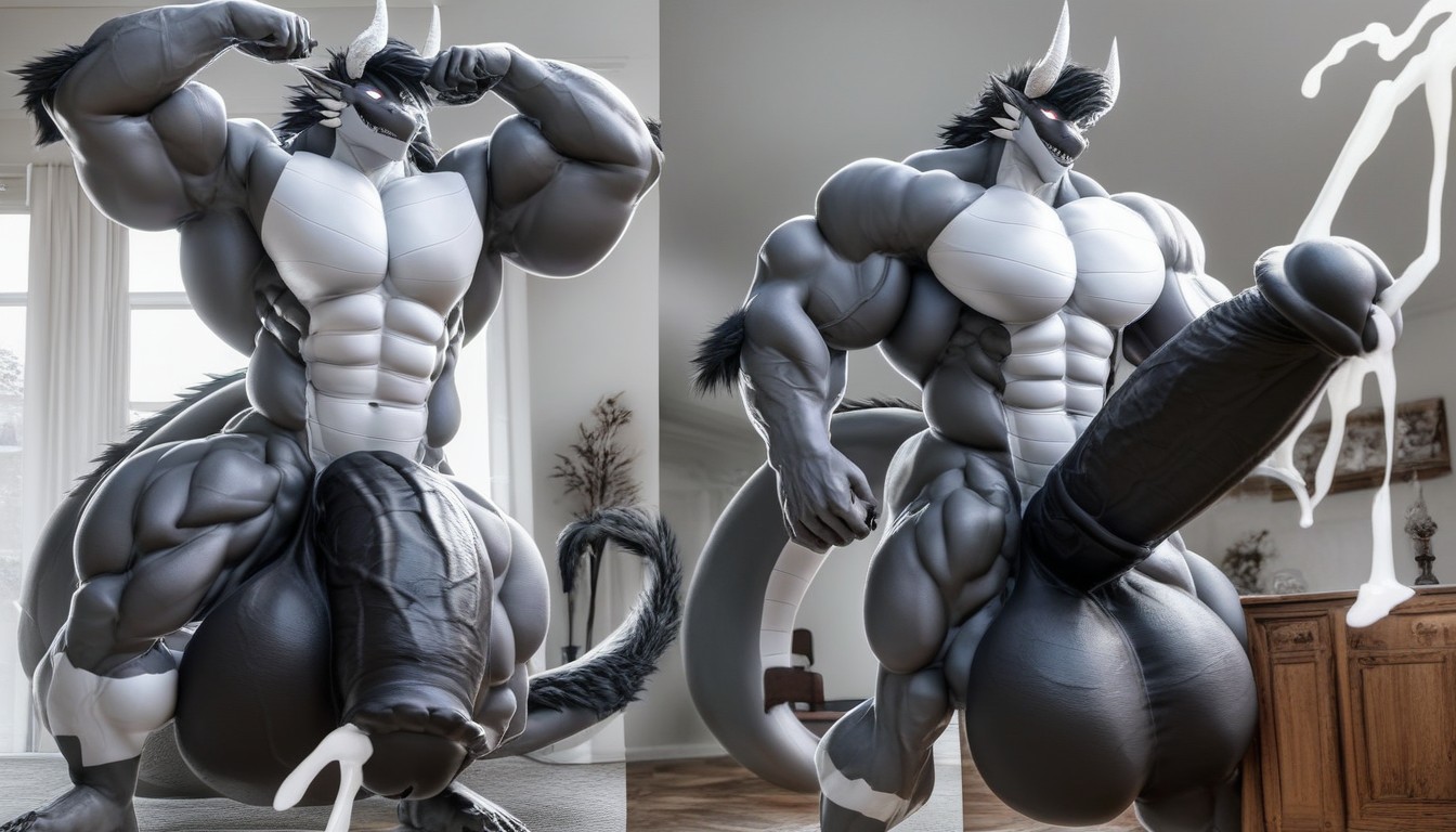 Body Growth, 18+, Cock Bigger Than Body Furry AI Porn