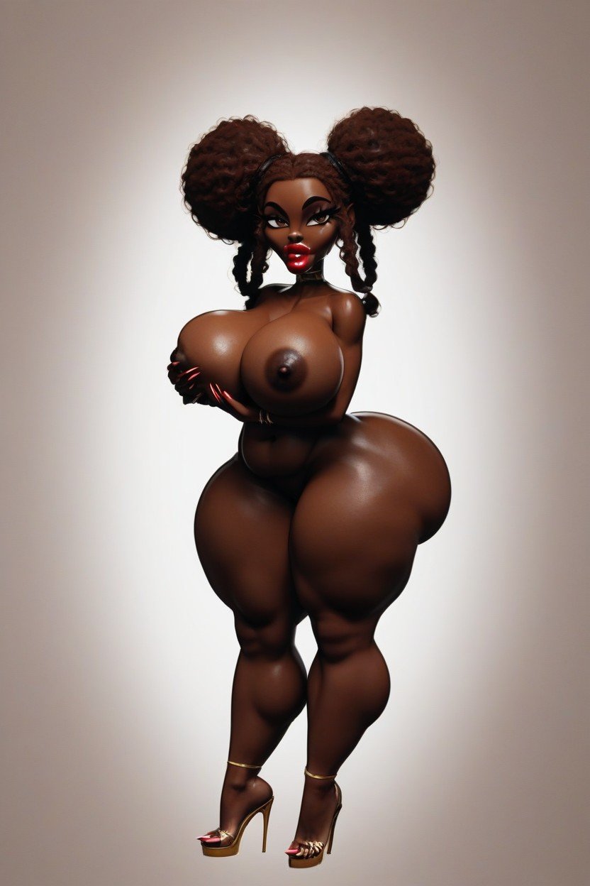 Dark Nigerian Shortstack Bratz Instahoe, Steatopygia, 黑人 AI同性恋黄片