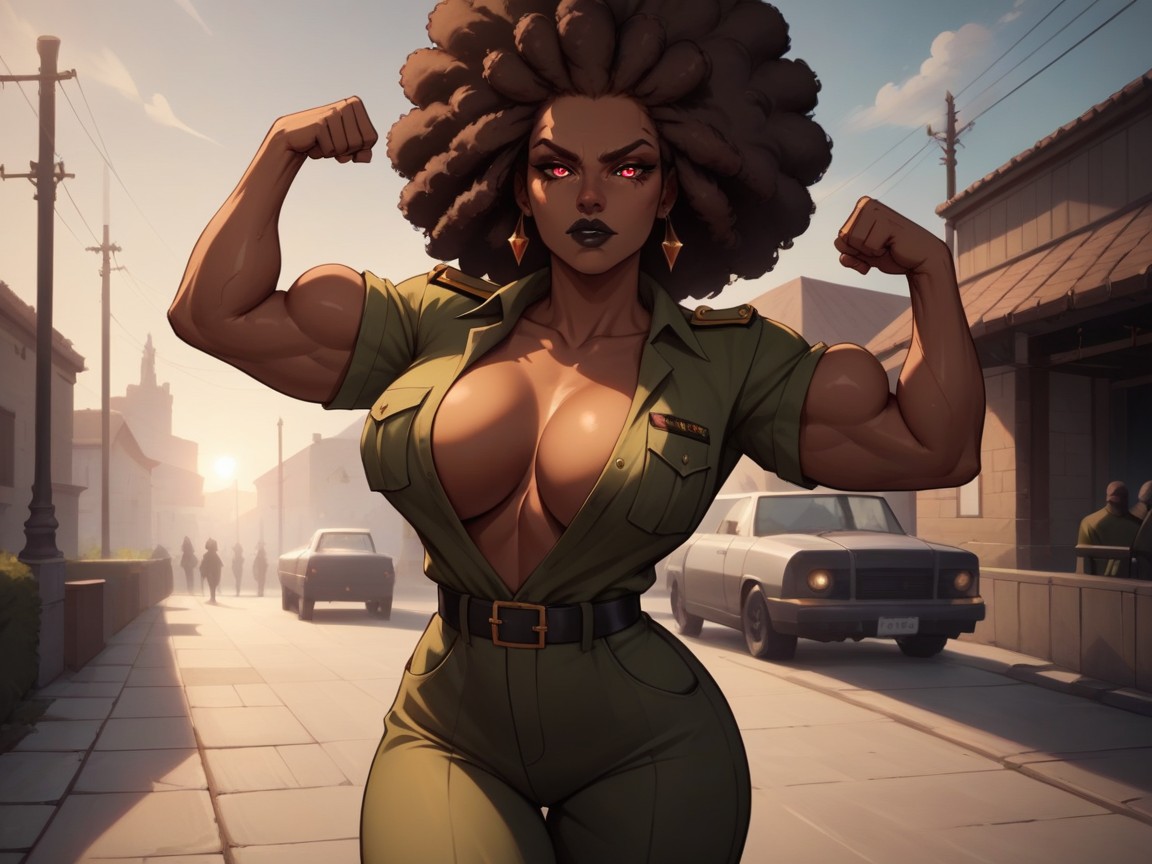 One Woman, Military, 18+ AI Porn