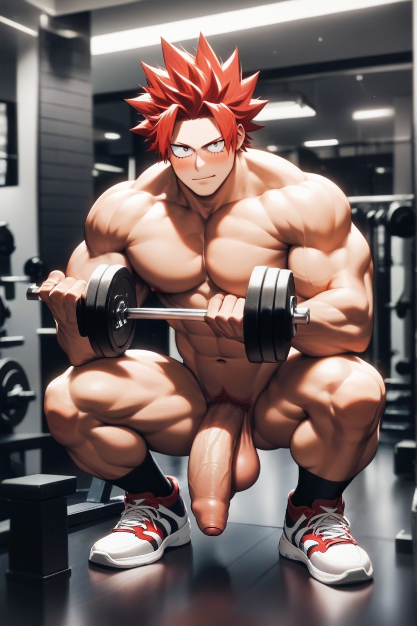 Kirishima, Foreskin Foreskin Folds, Red Public Hair AI同性戀黃片