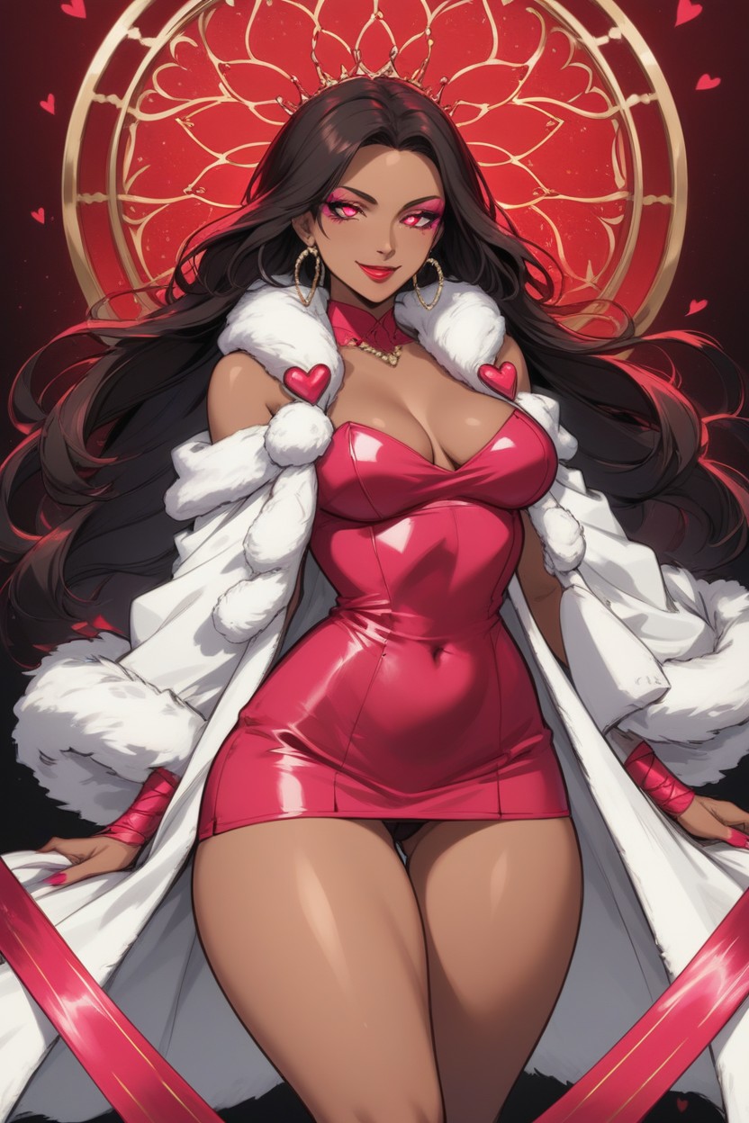 High Color Contrast, Low Breast Width, Princess Hentai AI Porn
