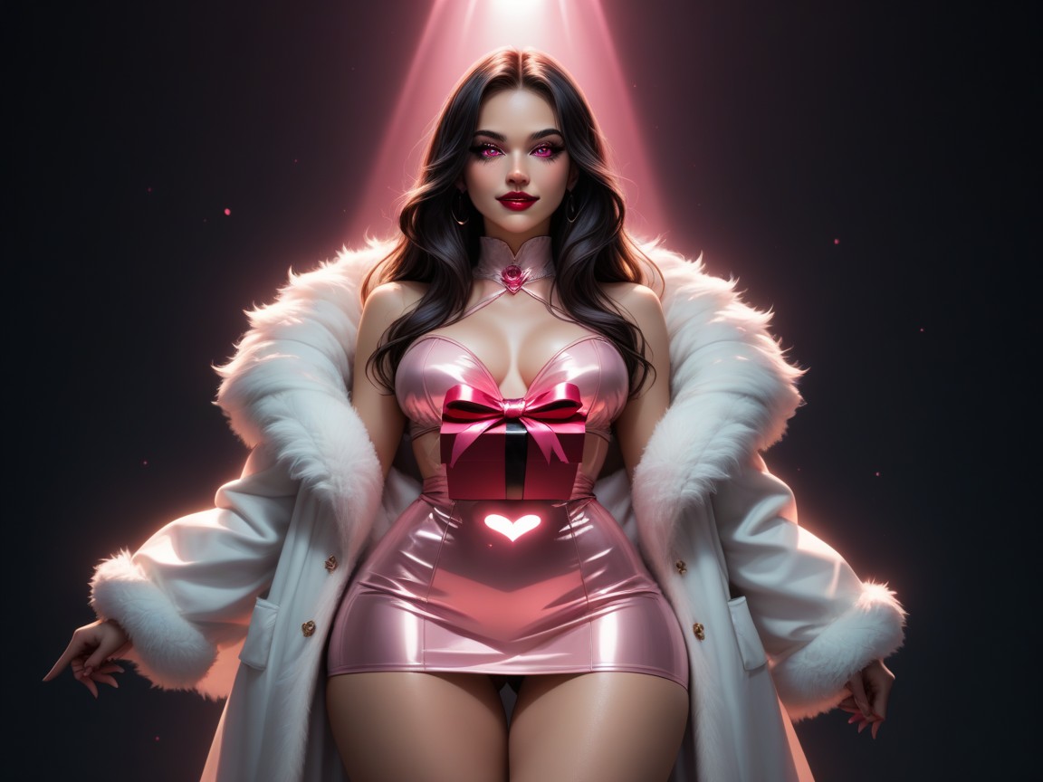 Pretty Face, Mansion Location, Wide Round Hips Latina AI Porn