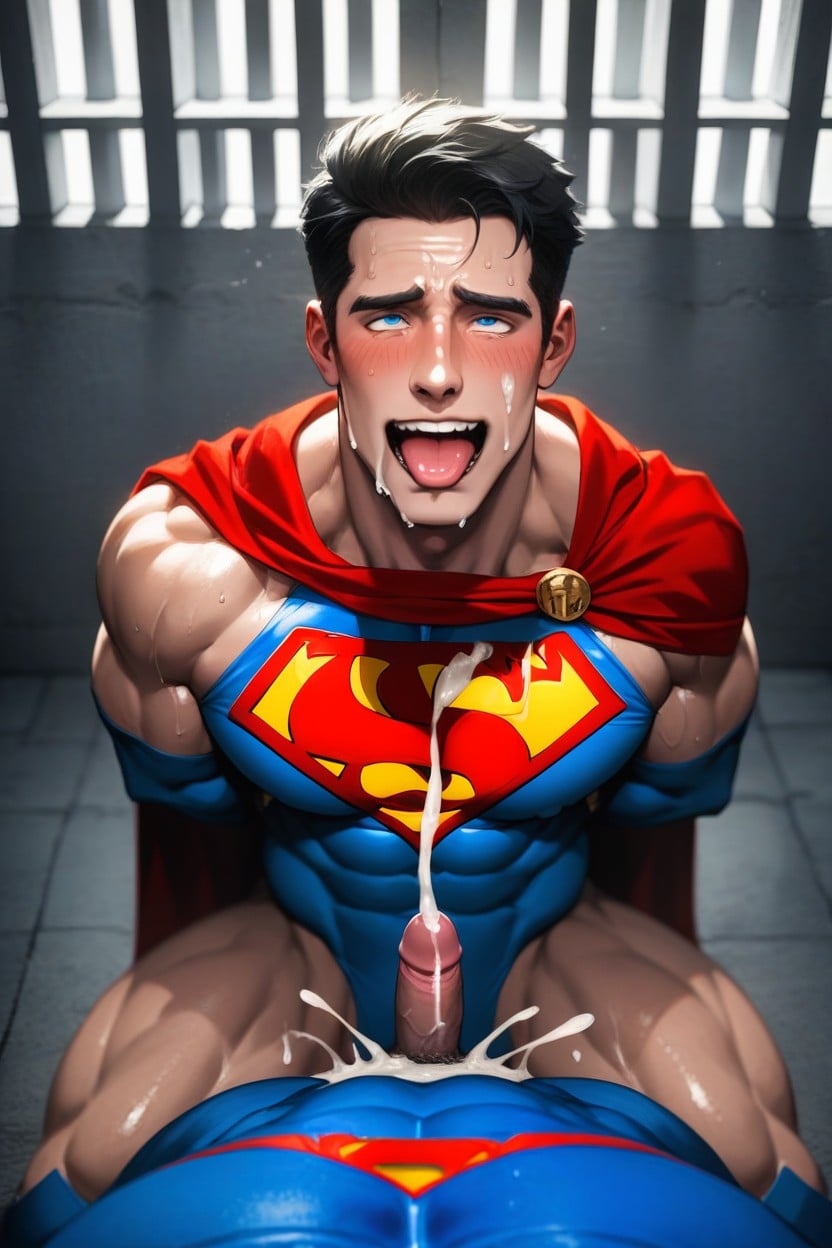Manly Face, Petit, Cheveux Noirs Porno IA Gay