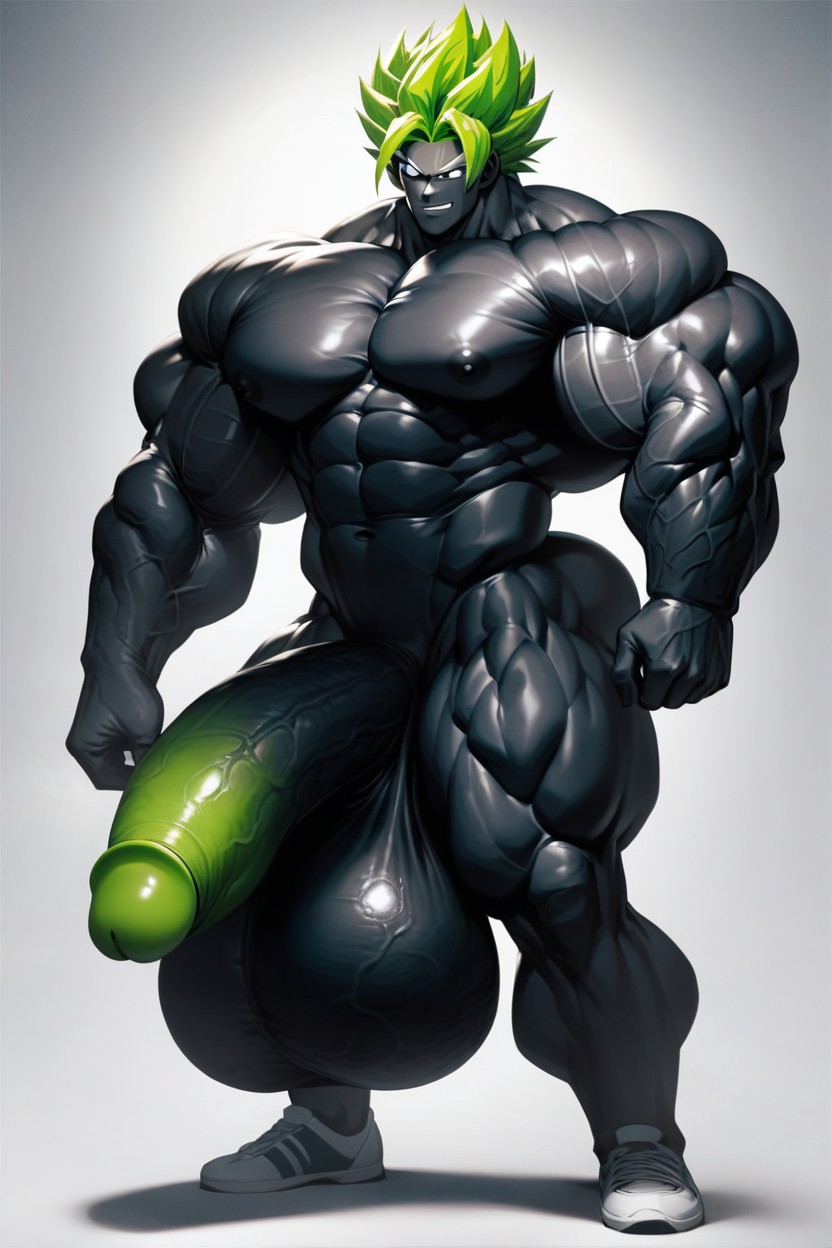 Black Skin, Naked, Bragging Face Porno IA Gay