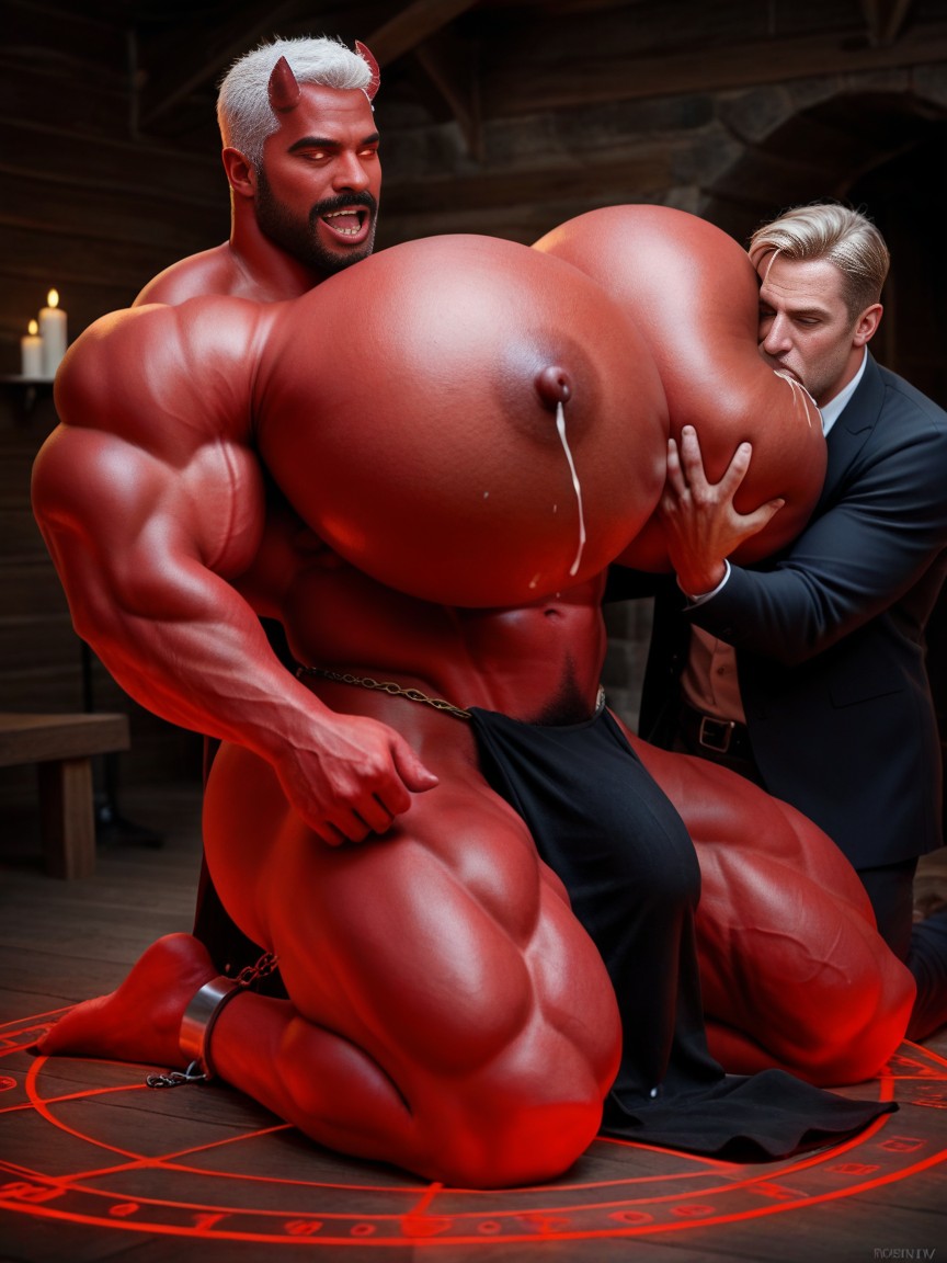Rough Grope, Hyper Boobs, Hyper Thighs AI Gay Porn