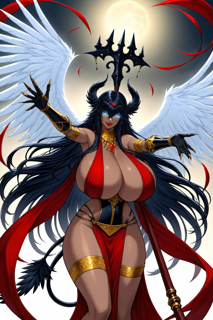 Monster, Long Length, Red Lipstick Hentai AI Porn