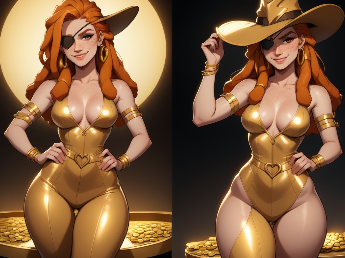 Woman Ultra Detailed, Rounded Shoulders, Chest And Hips Proportionate ラティーナAIエロ