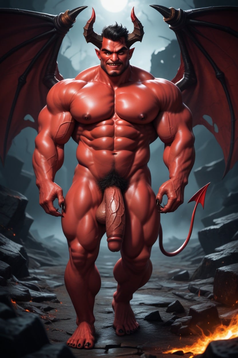 18+, Hell Setting, Demon AI Gay Porn