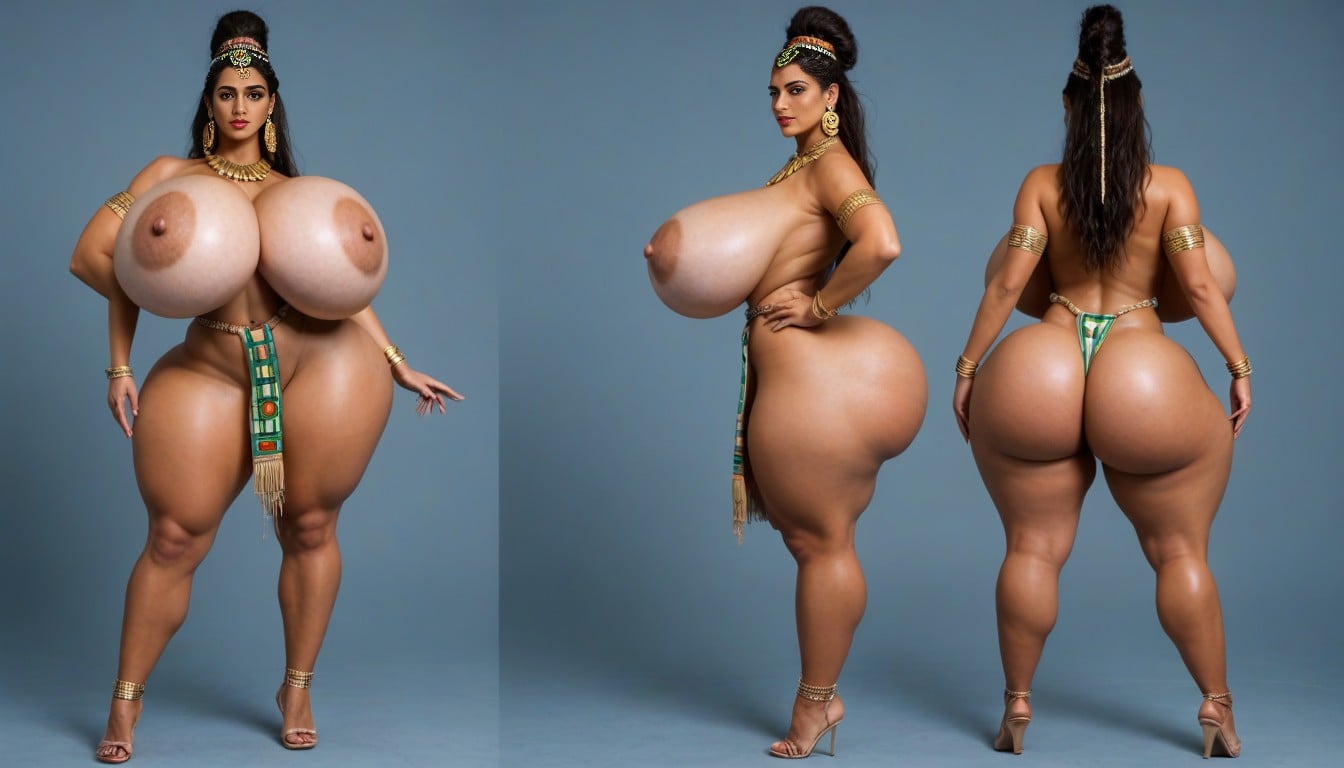 Mega Wide Ass, Low Swinging Hips, Standing AI Porn